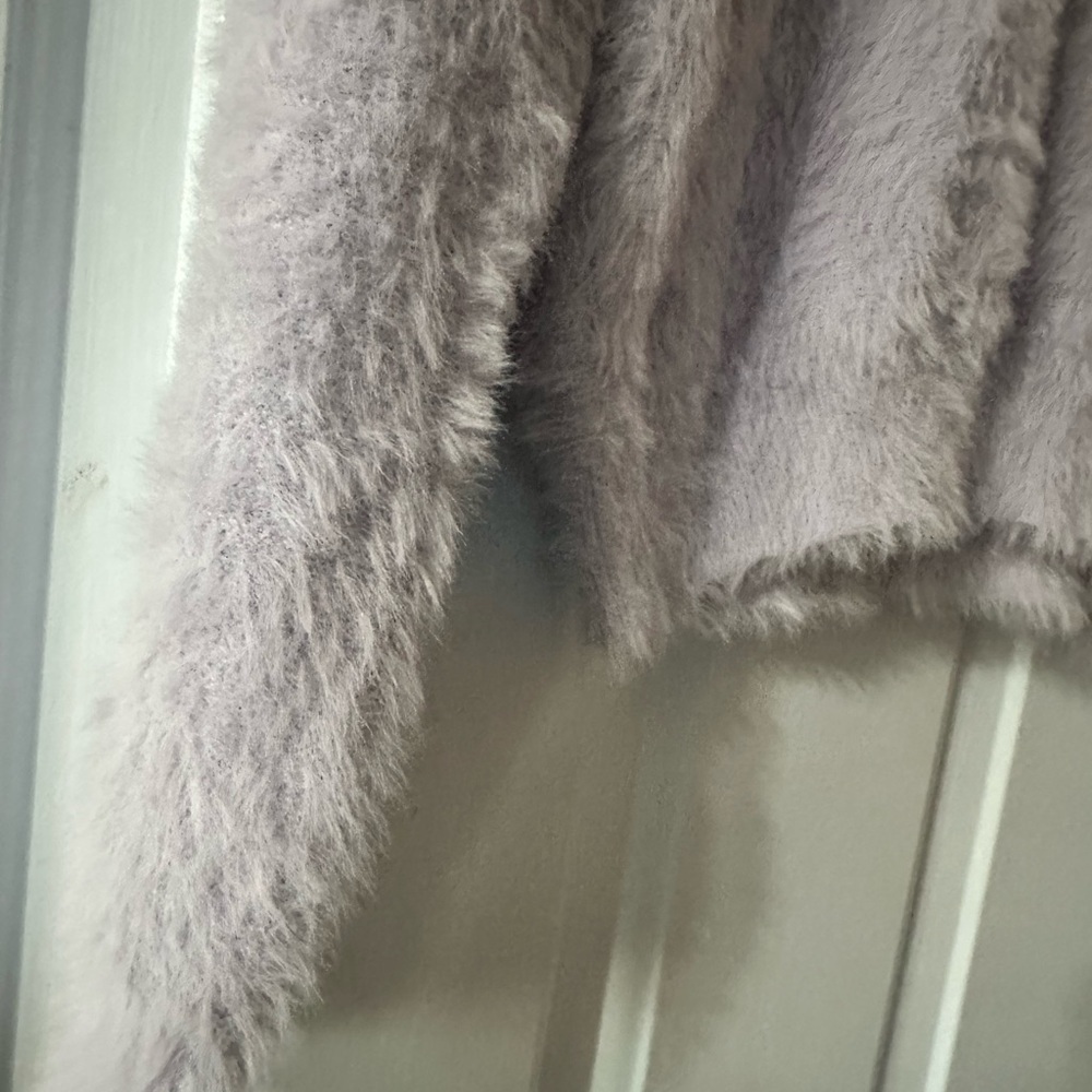 Double Zero Lavender Purple Fuzzy Sweater. Size small. - Picture 3 of 9